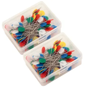 

Flower Head Pins(200Pcs) Dressmaking Wedding Quilting Patchwork Pins Accessories