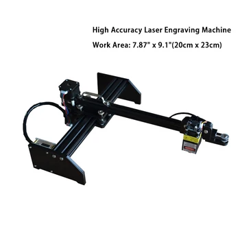 

High Freedom Cnc Laser Engraving Cutting Marking Machine 9.1'' X 7.87 ''For Personal Diy Destop Printer Use 500mW/2500mW