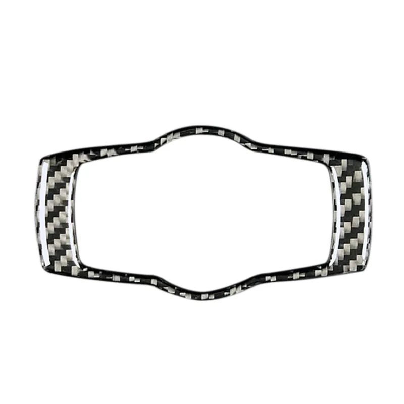 

For Bmw E90 E92 Carbon Fiber Car head light lamp Switch Trim Refit Sticker Switch Frame Decor Stickers 3 Series 2011-2015 Car