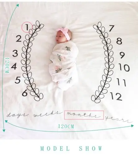 120x120 см буквы Baby Одеяло новорожденных банные полотенца наряд для фотосессий