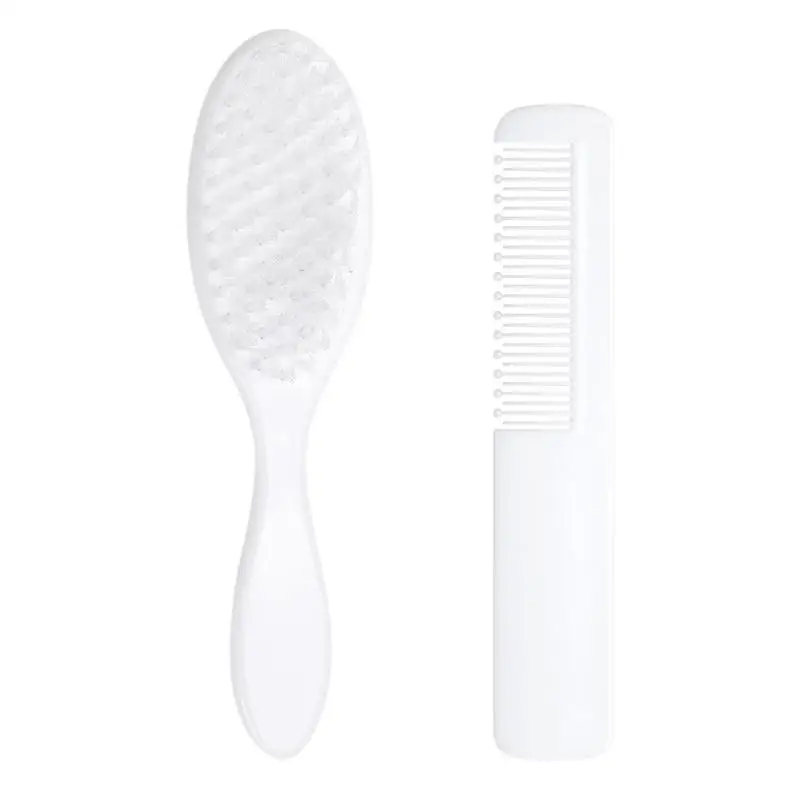 

2pcs/Set Newborn Baby Hair Comb Safety Soft Baby Infant Hair Brush Baby Child Comb Head Massager Hair Care Tool