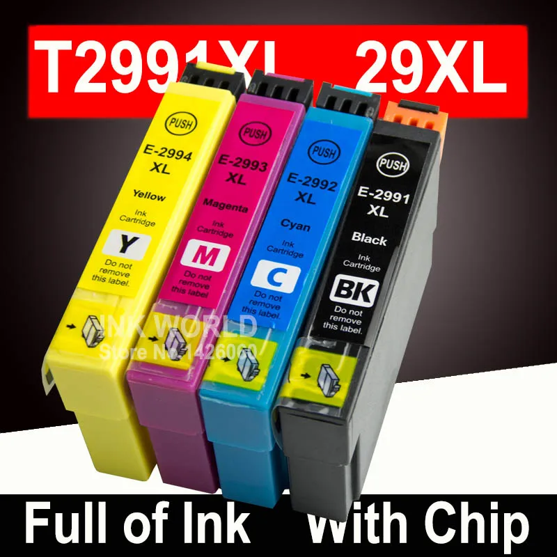 Для печатающей головки Epson XP-452 XP-455 XP-245 XP-342 XP-345 XP-442 XP-445 XP-247 Европы картридж с чернилами для принтера T2991 29XL