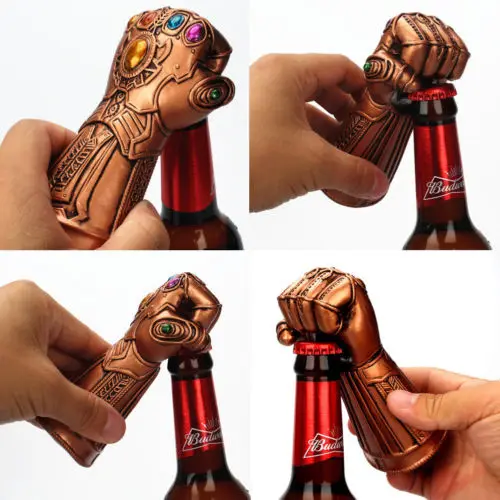 Новинка Thanos перчатка с крагами открывалка для пива вина бутылок Сода стеклянные