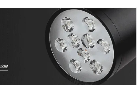 Conduziu a Iluminação da Trilha para Loja de Roupas Pces Faixa Luz Spotlight Suspender Montado ou Teto Jóia Showroom 20 Dhl 12w Led 3 Cheap Iluminação do percurso