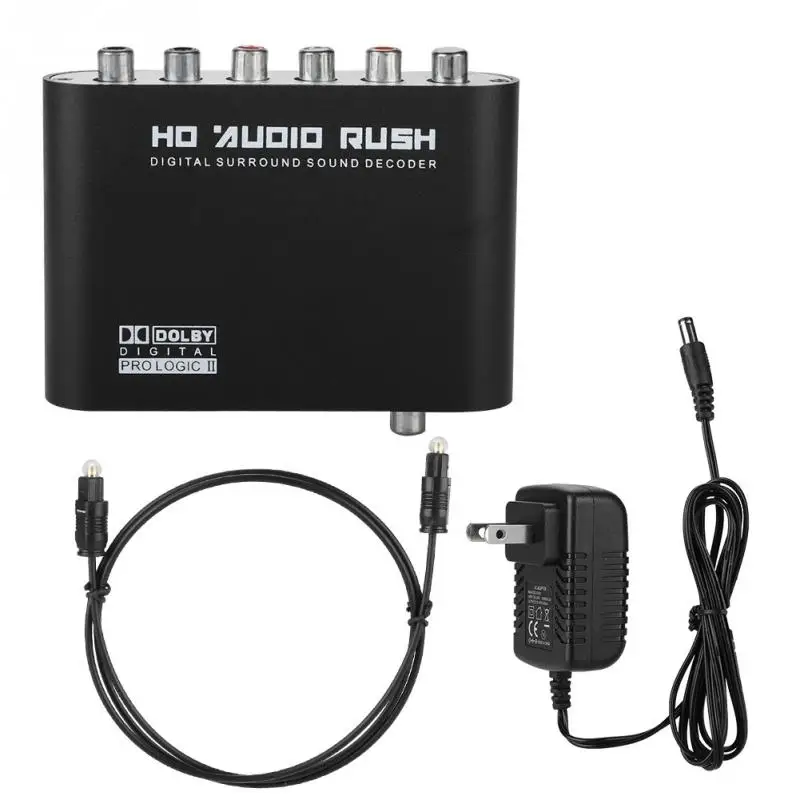 

120dB SNR Digital to Analog Audio Converter Analog R/L to Analog 5.1 Channel DTS Decoder