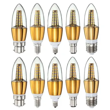 

E27 E14 E12 B22 B15 12W 35 SMD 2835 LED Pure White Warm White Candle Light Lamp Bulb AC85-265V