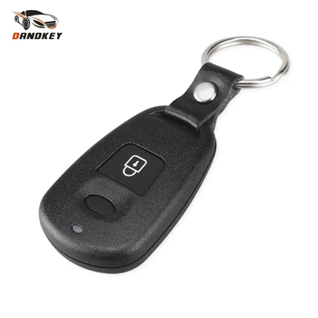 

Dandkey 1 Buttons Keyless Entry Key Shell For Hyundai Elanira Santafe Terracan Fob Remote Key Case Cover With Rubber Pad