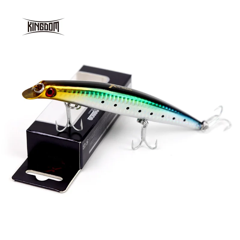 Kingdom Hot Floating Minnow Fishing Lures 95mm 8.1g 120mm 15.3g 130mm 21g Hard Baits High Quality wobblers Fishing tackle pesca Kingdom Hot Floating Minnow Fishing Lures 95mm 8.1g 120mm 15.3g 130mm 21g Hard Baits High Quality wobblers Fishing tackle pesca