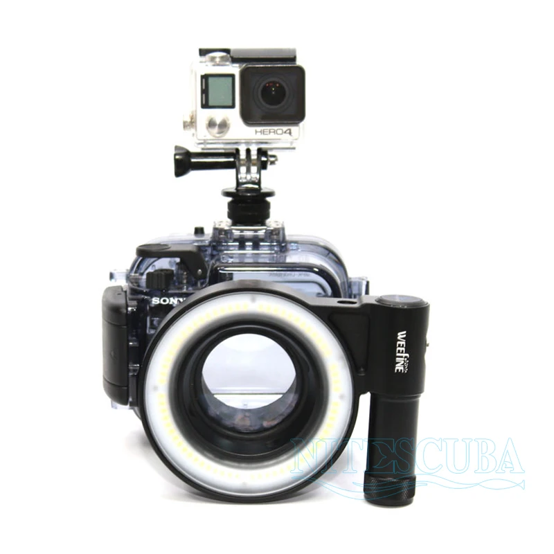 

NiteScuba Diving Ultralight adapter Hotshoe Mount for GoPro Canon Sony Nikon Camera housing Underwater photography accessories