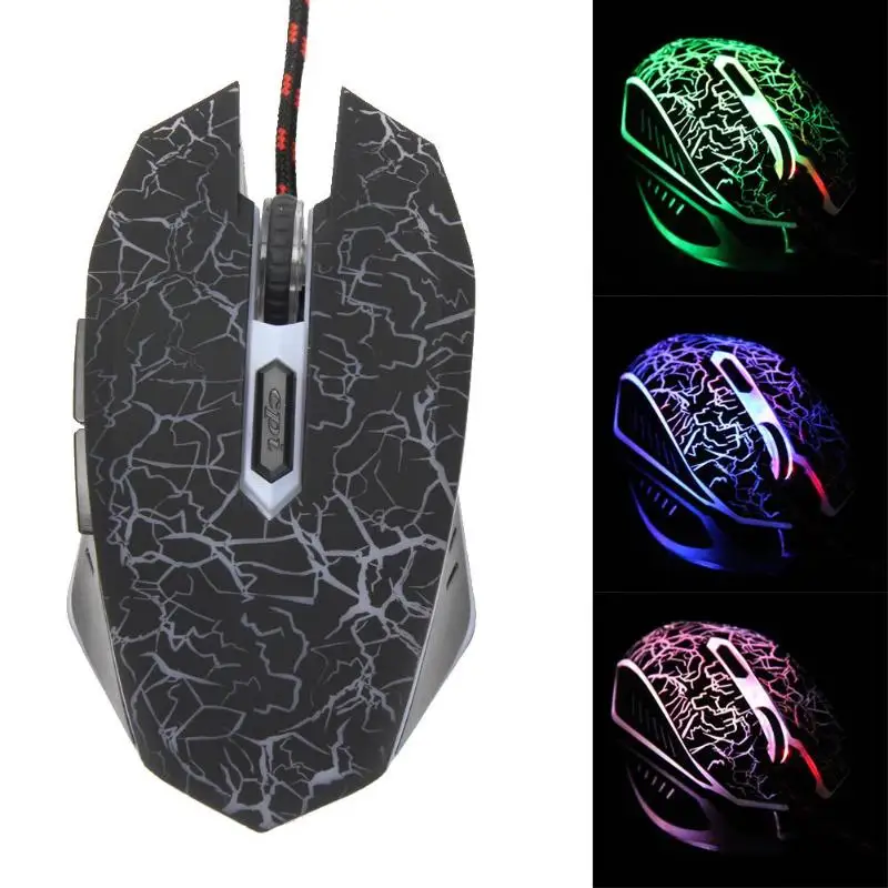 

Professional Wired Gaming Mouse 7 Button 4000 DPI LED Optical USB Computer Mouse Gamer Mice X7 Game Mouse Silent Mause for PC