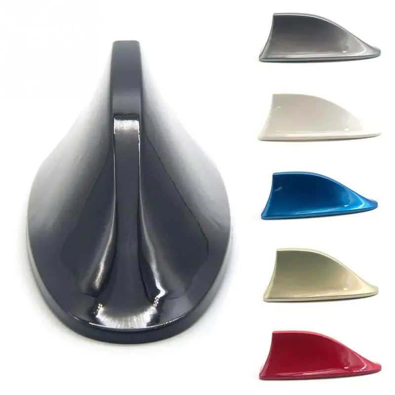 

New ar Decoration Shark Fin Antenna With Signal Radio Dedicated Antenna Roof tail Antenna Modified Free Punch