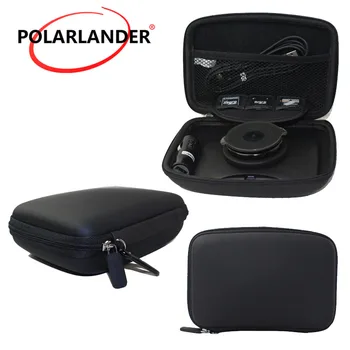 

6 Inch GPS Carry Cover Protection Package Case GPS Navigator Shield Case Bag Black for GPS Cellphone USB Leather