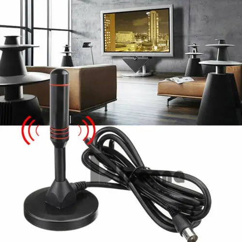 100 Miles Portable TV Antenna Aerial DVB-T Best High Definition Digital Freeview | Электроника
