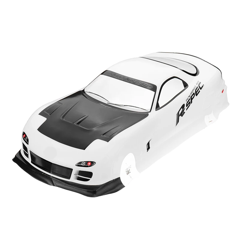 

1/10 RC Car Shell Kit , 190mm 1 : 10 On-Road Drift Car Body Painted PVC Shell for Mazda RX-7 Tamiya Vehicle RC Cars Accessories
