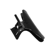 12 шт., модный пластиковый черный парикмахерский инструмент, заколка для волос в виде бабочки, секционный зажим, инструменты для укладки волос