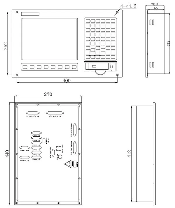 High Performance CNC9650 5 Axis Engraving Machine CNC Controller vise