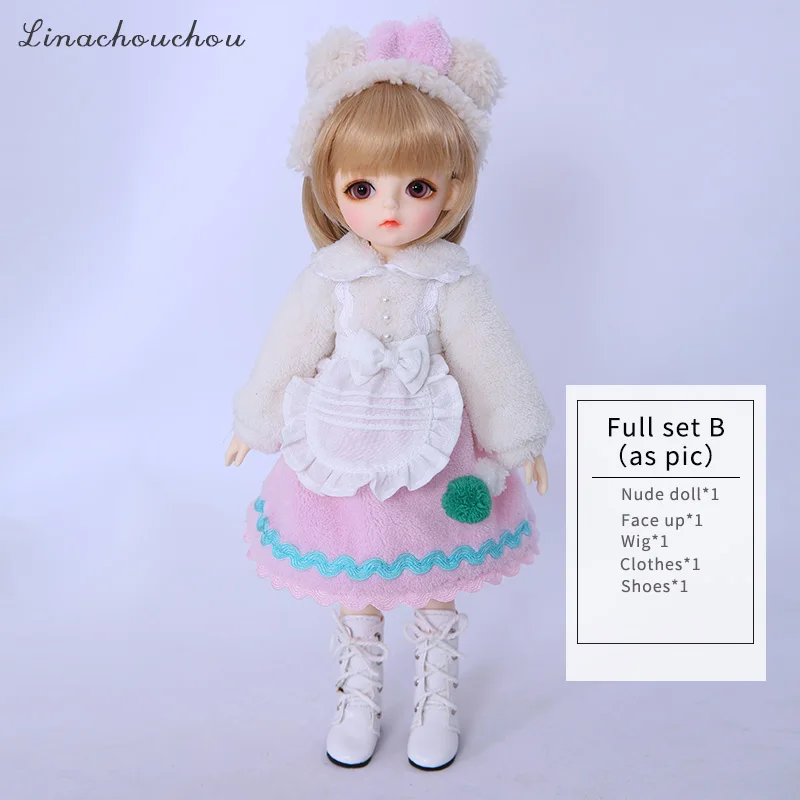 LinaChouchou Miu хлопок конфеты крем Хлоя Дейзи 1/6 BJD SD Кукла Смола Модель Fullset посылка