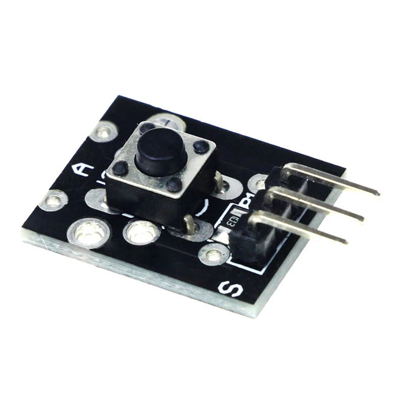 

KY-004 3pin Button Key Switch Sensor Module for Arduino Diy Starter Kit 6*6*5mm 6x6x5mm KY004