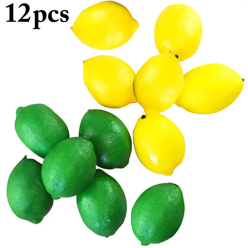 

Artificial Lemon Apples Plastic Fruit Red Apple For Wedding Decoration Simulated Lifelike Fake Foam Fruits For Home Decor