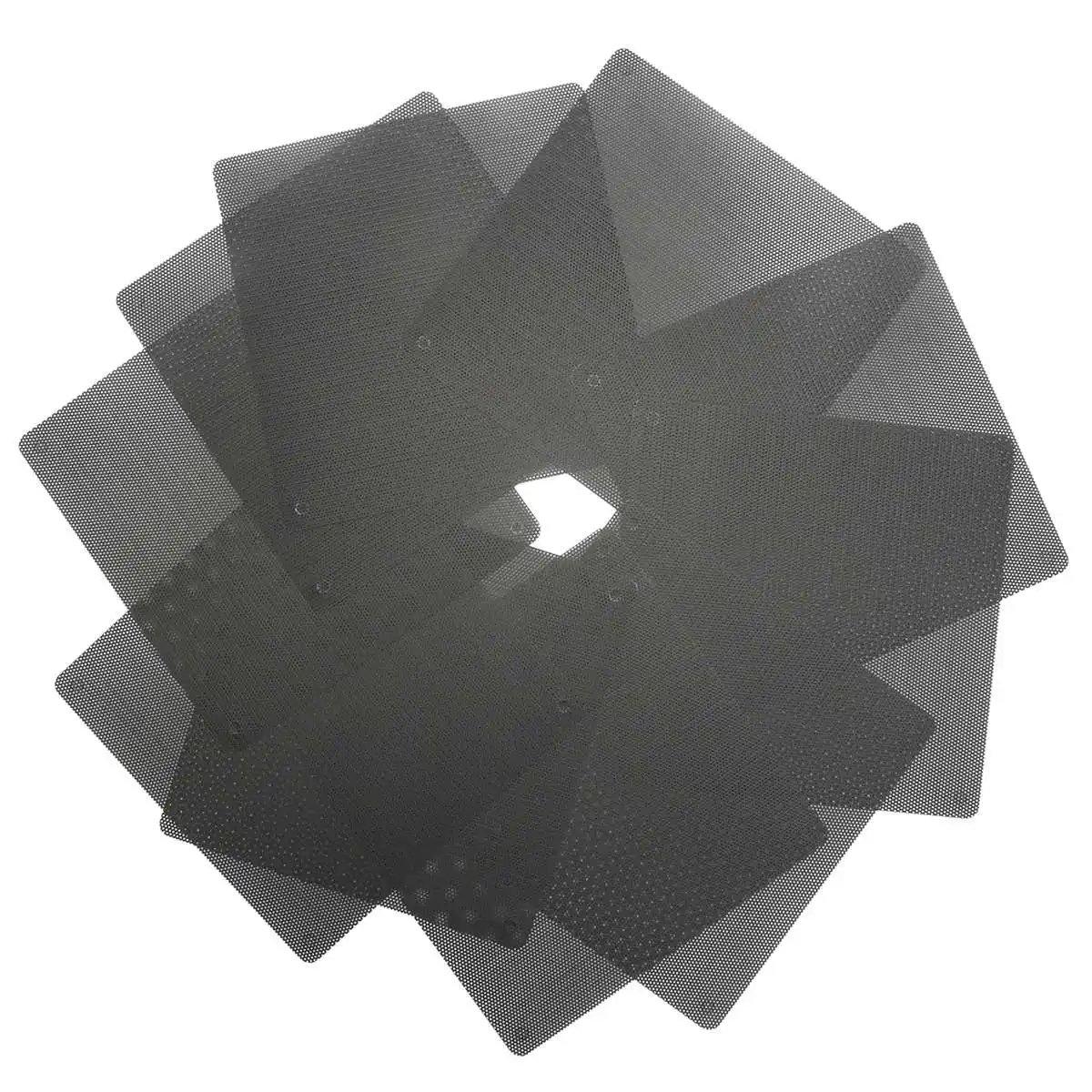 

10pcs 14cm Computer Mesh PVC PC Fan Dust Filter Dustproof Case Computer Mesh Cover Chassis dust cover
