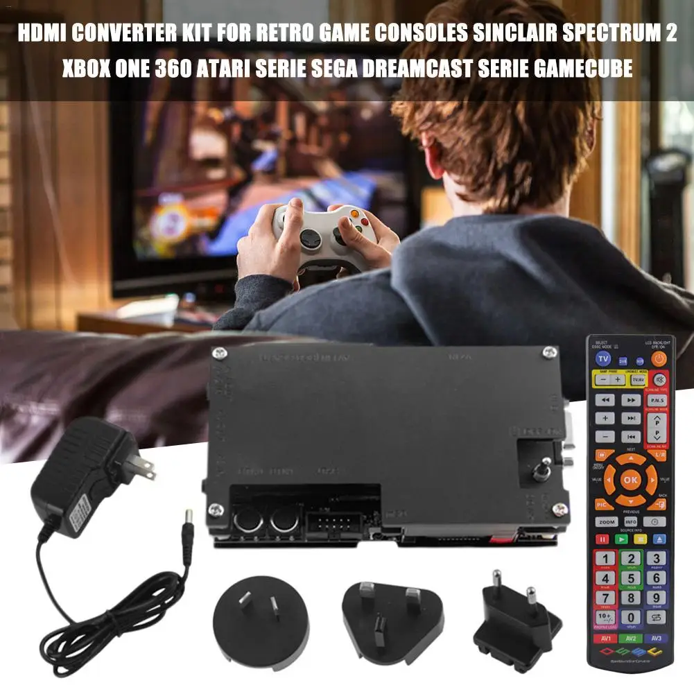 HDMI конвертер Набор для ретро игровых консолей Sinclair Spectrum 2 Xbox one 360 Atari Serie Sega Dreamcast