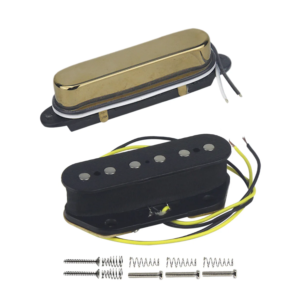 FLEOR Tele Pickup Set Neck & Bridge Ceramic Magnet For FD Style Electric Guitar | Спорт и развлечения