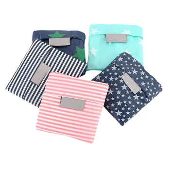 

5Pack Expandable Shopping Bags Reusable Grocery Bags Foldable Grocery Shopping Tote Bags with Handles in Pocket Heavy Duty for