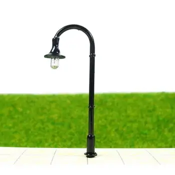 

10Pcs 1:150 N Scale Model Street Lights Lamppost 4.5cm 12V Model Light Decor