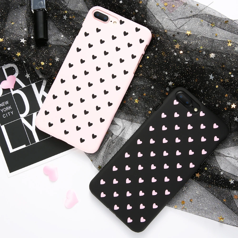 

KISSCASE Love Heart Pc Case For Samsung Galaxy S8 S9 Plus S7 Note 9 8 A6 A8 A7 A9 2018 J8 J6 2017 Hard Couple Phone Case Cover
