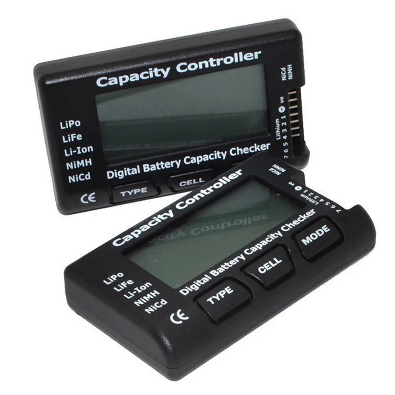 

Voltage Checker LCD Digital Battery Capacity Voltage Checker Capacity Controller LIPO LIFE li-ion lithium battery