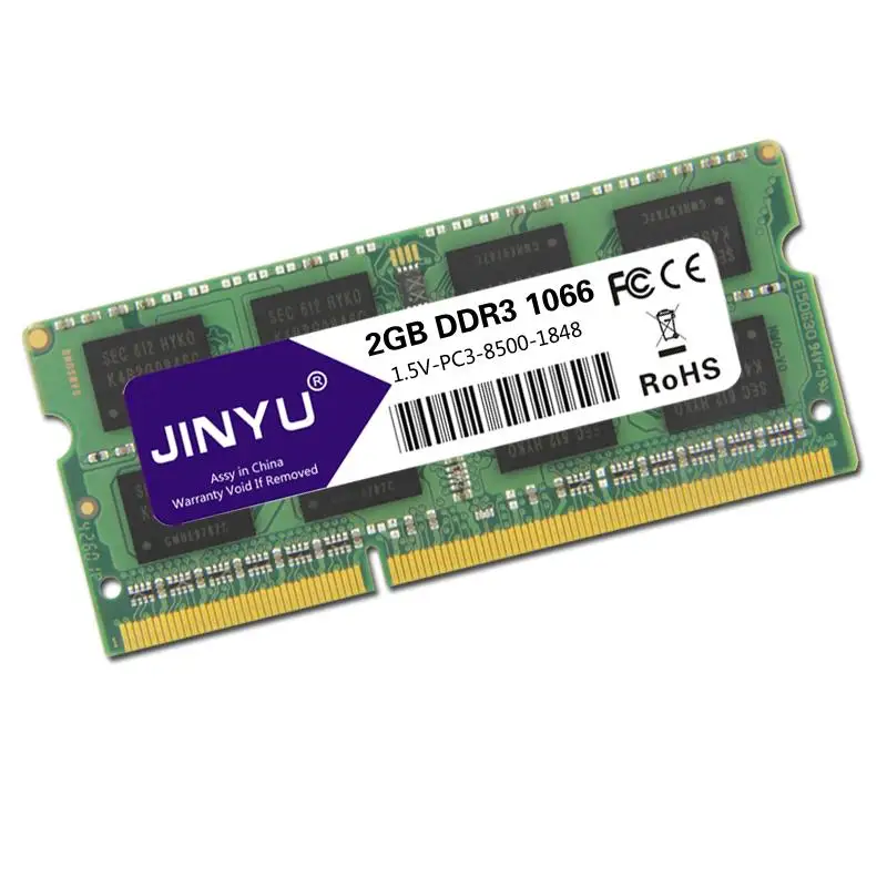 JINYU Ddr3 1066mhz 1,5 V 204Pin Ram память для ноутбука