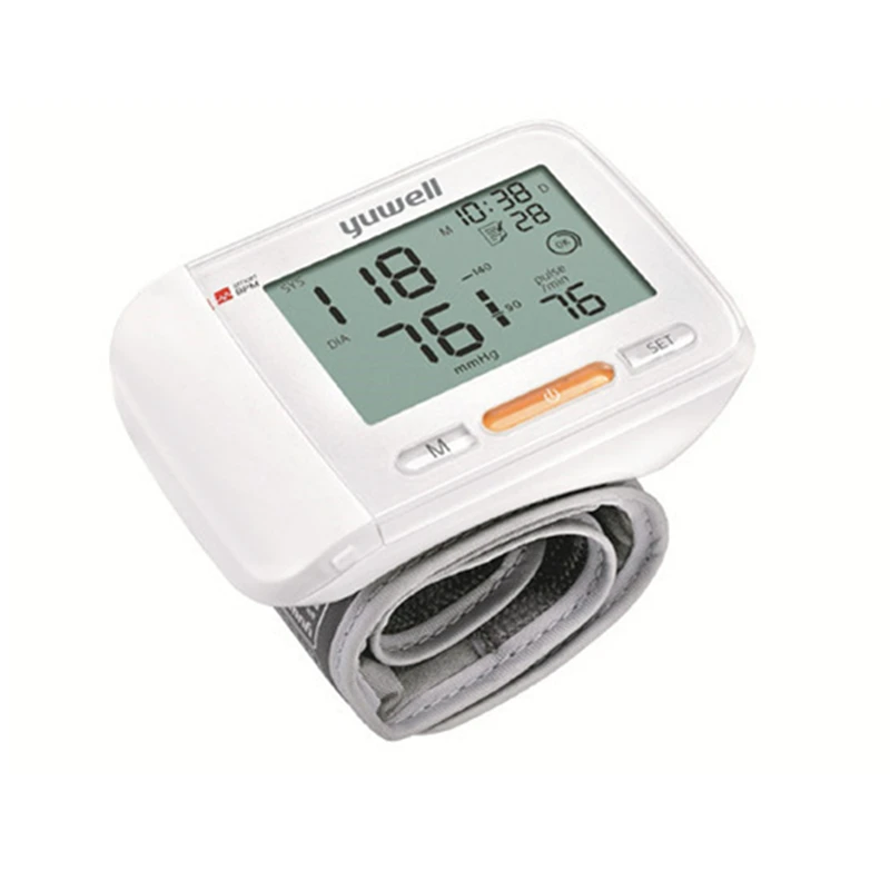 

Yuwell 8600A Wrist Blood Pressure Monitor LCD Digital Automatic Blood Pressure Measurement Oscillation Mensuration