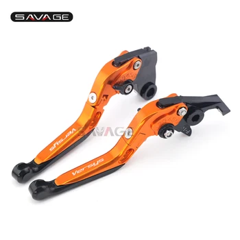 

Brake Clutch Lever For KAWASAKI KLZ 1000 Versys 2012-2014 Orange Motorcycle Accessories Adjustable Folding Extendable Logo