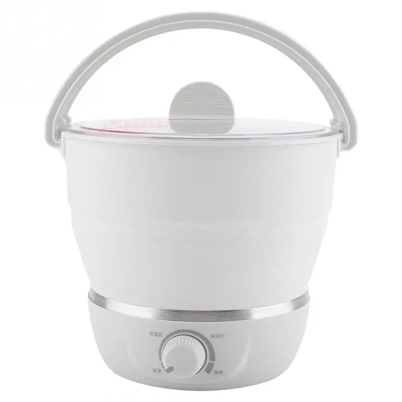 

Multifunctional Household Travel Portable Foldable Electric Caldron Stainless Steel Base Adjustable Speed Thermal Cooker