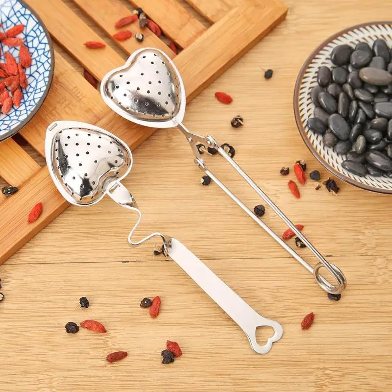 

Duck Shape Stainless Steel Balls Tea Infuser Tea Bag Spices Filters Stir Coffee Strainer with Tray Home Kitchen Accessories