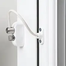 1 безопасный замок для детей, Белый детский шкафчик-сейф для защиты ребенка