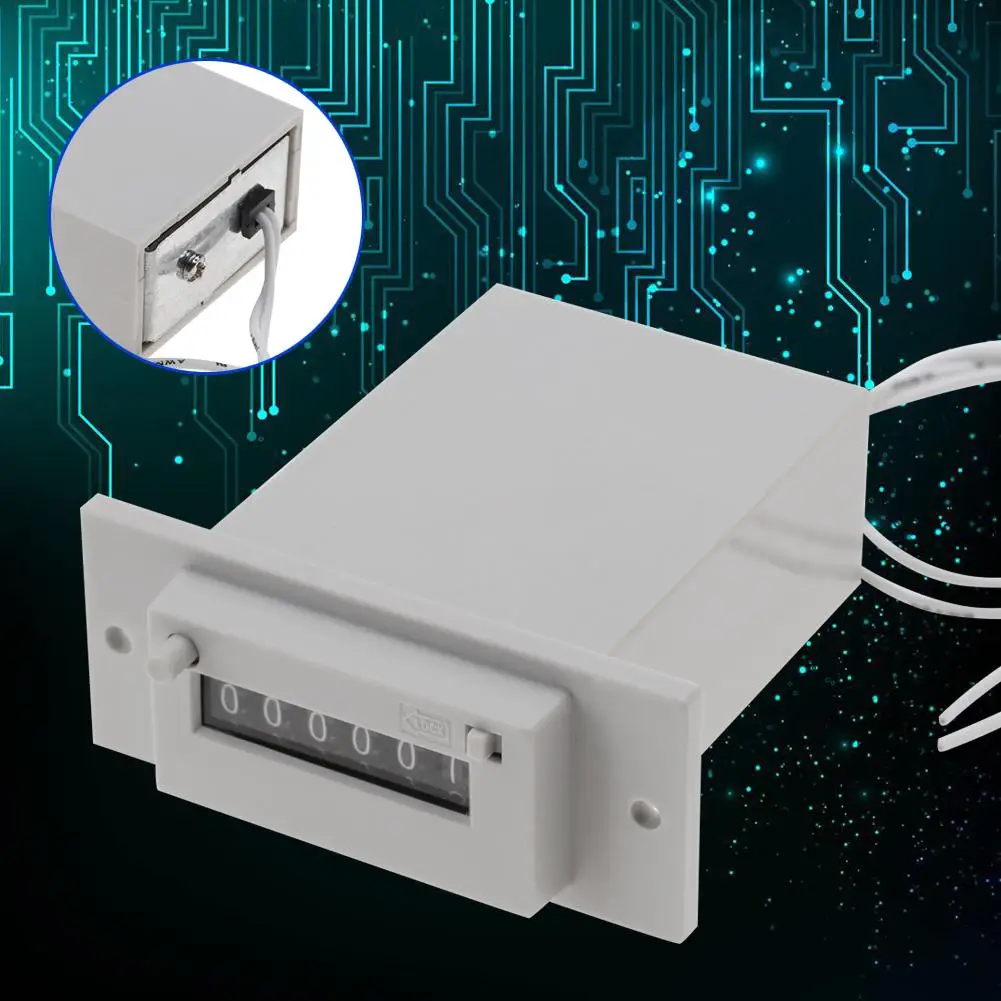 CSK6 YKW 6 значный Электромагнитный импульсный счетчик AC110V/AC220V/DC24V Горячее