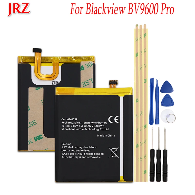 JRZ 3 85 В 5580 мАч аккумулятор для телефона Blackview BV9600 Pro высококачественные сменные