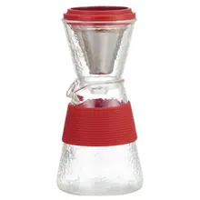 400 мл бытовая ручная кофеварка, кристальная капельная Кофеварка, фильтр, кофейник, Moka, инструмент для перколятора, чайник, пивоварня