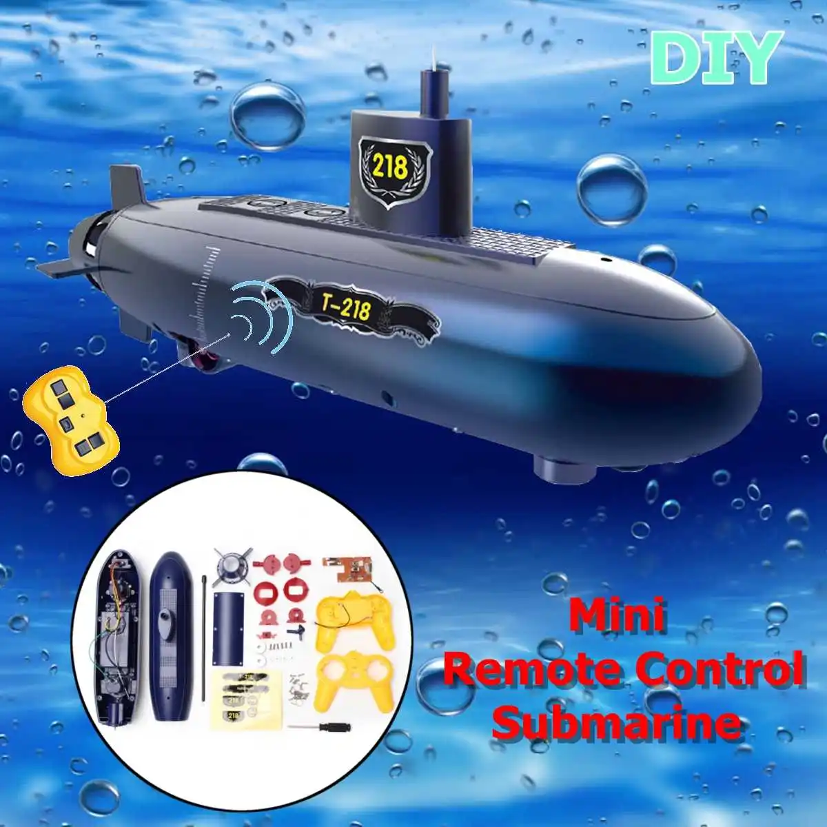 

Funny RC Mini Submarine 6 Channels Remote Control Under Water Ship RC Boat Model Kids Toy Gift For Children