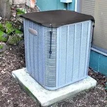 Наружная крышка для кондиционера из полиэстера, Водостойкая крышка для очистки от пыли и снега