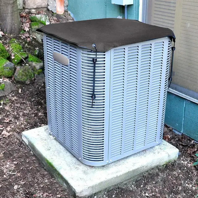 Outdoor Air Conditioning Cover Polyester Conditioner Waterproof Outdoor Air Conditioning Cover Polyester Conditioner Waterproof Cleaning Washing Anti Dust