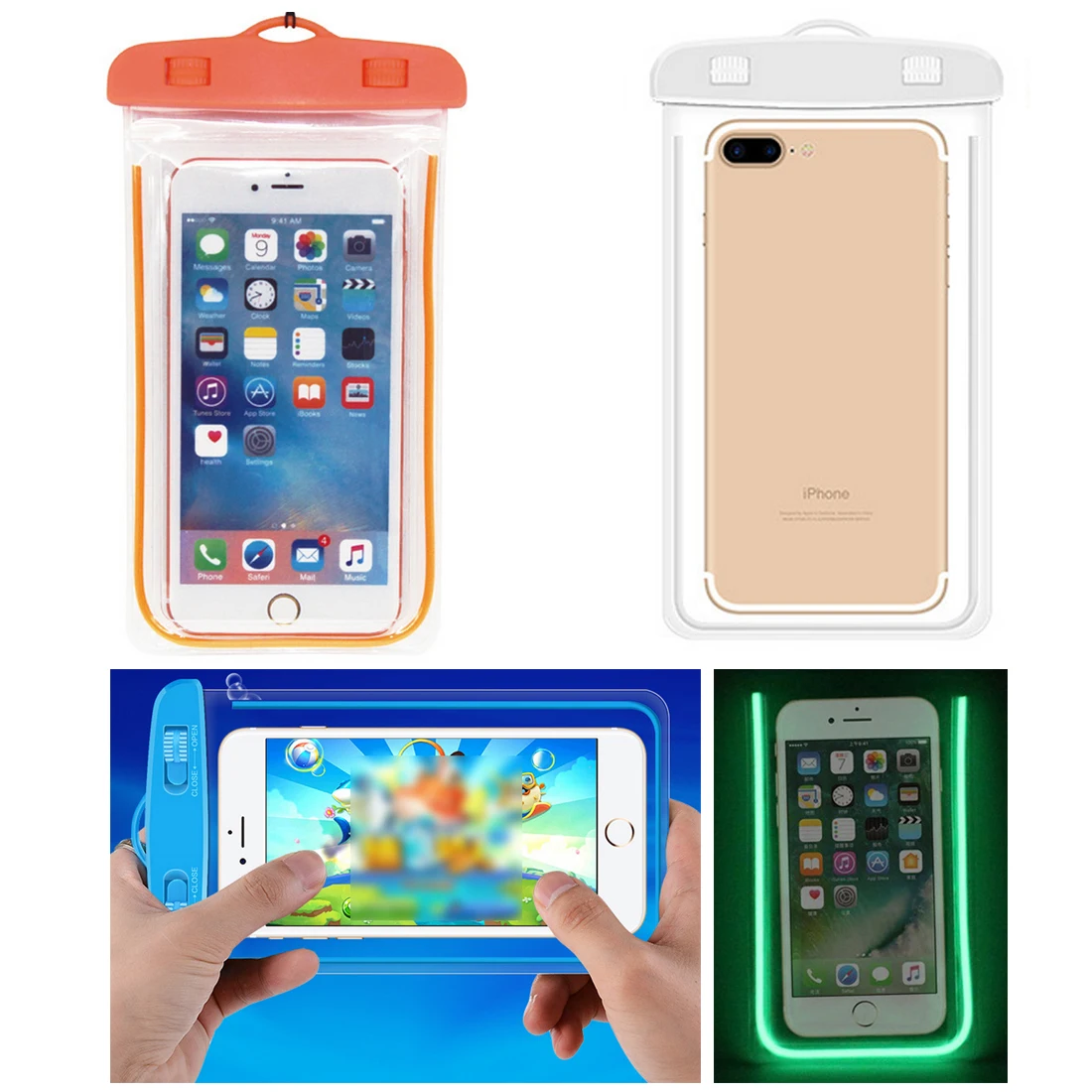 Waterproof Swimming Phone Bags Diving Case Swim for 6.0 Inch Waterproof Cell Phone Dry Bag