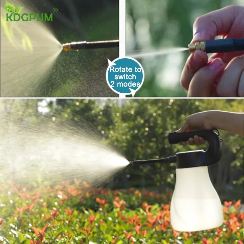  3000ML Large Capacity Hand-held Electric Spray Pot Portable Mist Nozzle Watering Can Sprayer Bottle