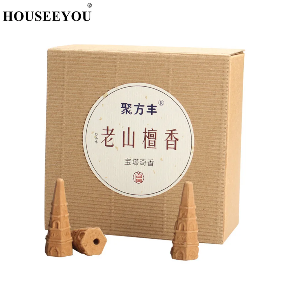 Хороший аромат 20 минут обратного потока благовоний башня конусов 50 шт. коробка упакована для водопад ладан горелки курильница использовать природный запах