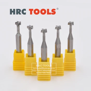 

D14-d10x1Hx4cx10Dx60L Tungsten Steel Solid Carbide Endmill HRC55 T Type CNC Craving Tools