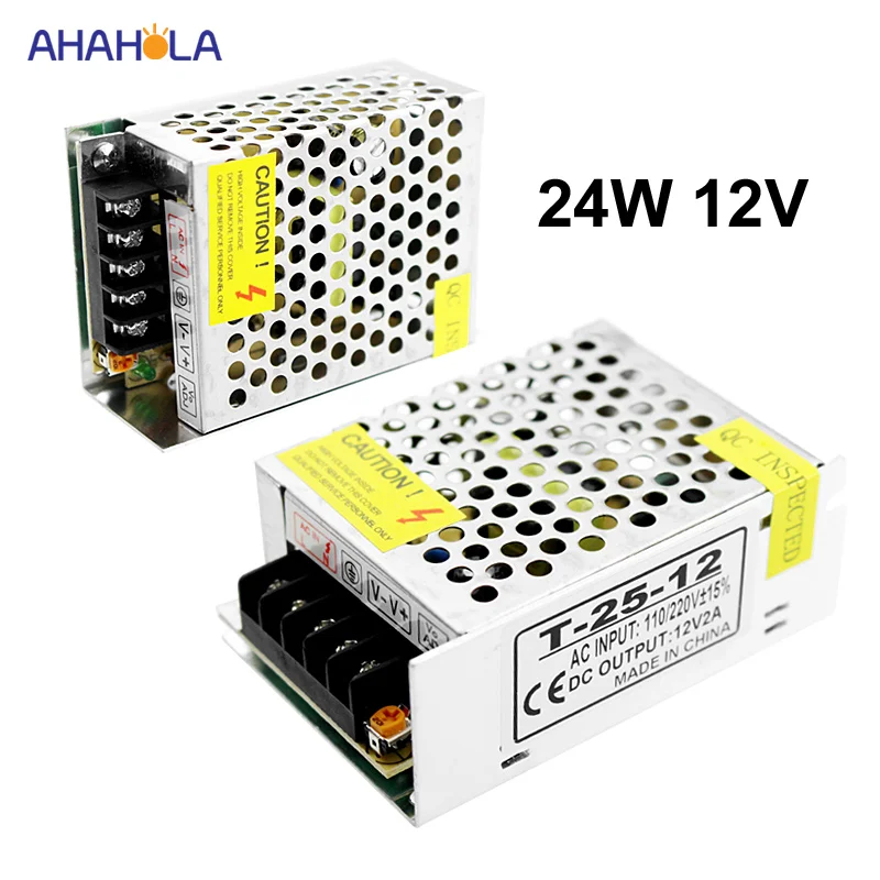 

Switching Power Supply 12v 2a 24w Smps 12 v AC-DC 220v to 12v Power Supply Transformer Source Power Supply 12 v Unit