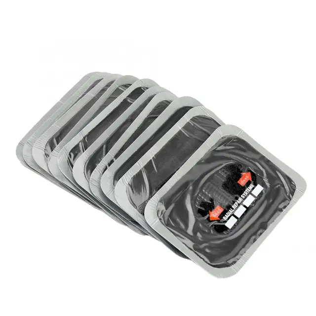 10Pcs 80*120mm Car Bicycle Natural Rubber Tire Tyre Puncture Repair Patch Tubeless Patches Automobiles Tire Repair Patch 2
