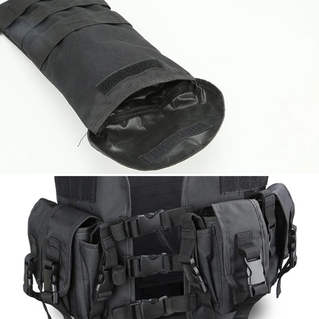 HS Quick Release Navy Seal Chest Rig тактическое несущее оборудование для 165-180 см людей-черный