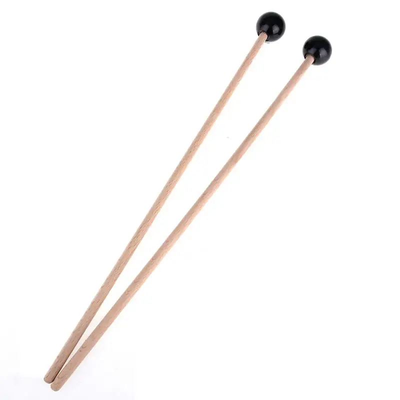 

1 Pair Professional Xylophone Marimba Mallets Wooden Maple Handle Rubber Mallets Percussion Instruments Parts & Accessories